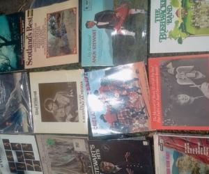 vinyl albums (dull)