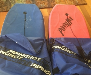 2 body boards & covers