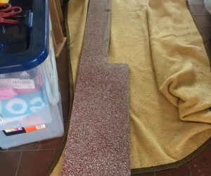 Terrazzo front door step