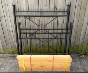 King single bed frame (with slats)