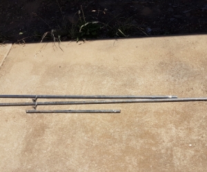 Clothing rails for wardrobe