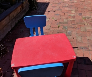 IKEA kids table and chairs