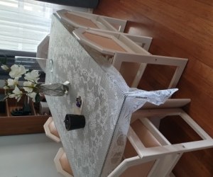Dining table and chairs