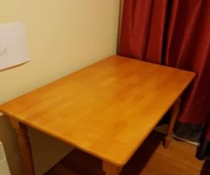 Very solid pine table - in good condition