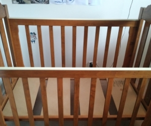 Unused cot and matress (cot for freecycle only due to age)