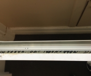 Huge Double Hung powder coated window