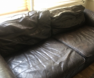 Leather sofa