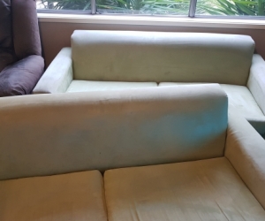 Fabric Sofa and Tv unit