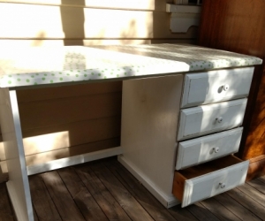 Wooden desk