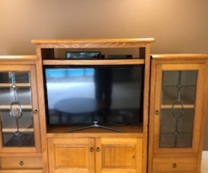 TV Cabinet with side display cabinets
