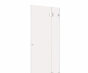 D'LUCCI 10 x 2000 x 865mm Frameless Glass Shower Panel Door Kit