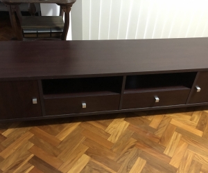 Wooden TV Entertainment Unit