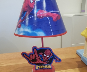 Spiderman bedside lamp