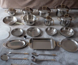 Vintage 32 Pcs Cookware Set 18/12 Stainless Steel