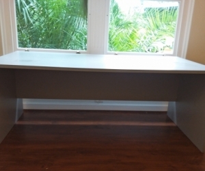 Large melamine desk