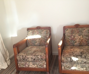 Vintage sofa and chairs