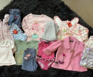 Baby girls to toddler clothing bundle