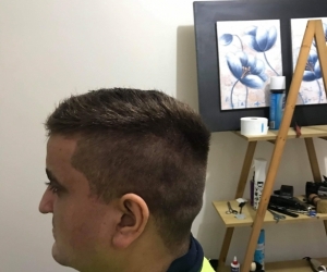 Free men’s haircuts