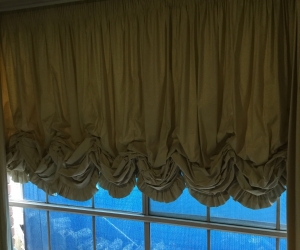 Calico curtains