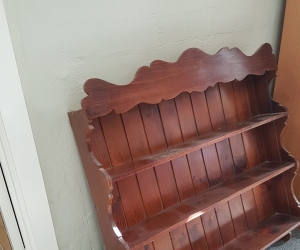 Wall mounted shelves