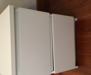 IKEA white bedside table