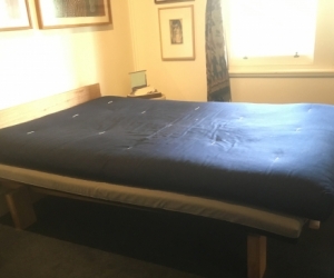 Futon bed and base