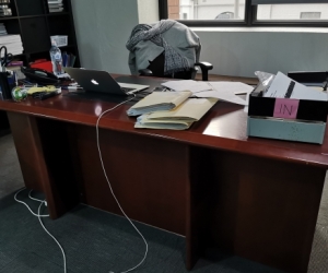 Large office desk, located William Street CBD