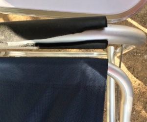 Aluminium folding chairs