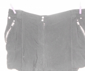 womens black shorts
