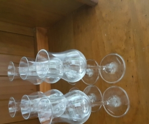 Set of port wine glasses