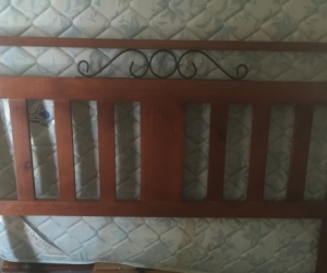 Queen Bed Head / Base / Mattress