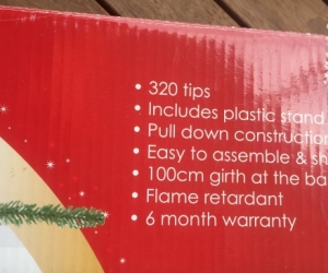 Plastic Christmas tree