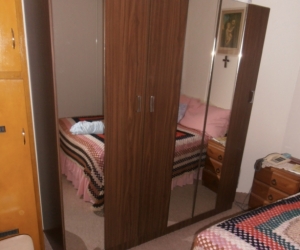 Wardrobe & Double bed