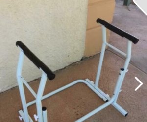 Toilet Surround Frame with Soft Handles