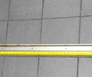Old sliding door rail