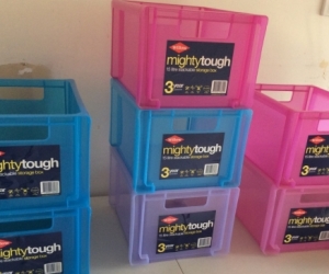 7 x Stackable Storage Boxes