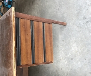 Timber Desk with 3 Drawers