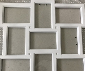 White frame - 9 photos
