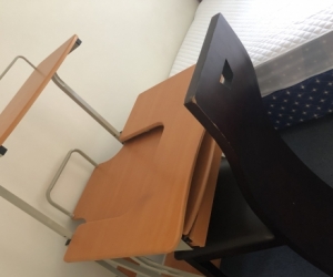 school desks and chairs