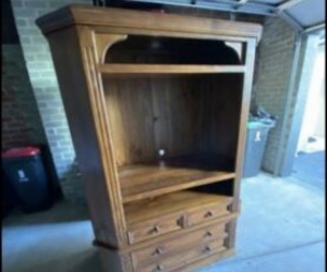 Solid Wood Cabinet. Drawers. Can be used as display