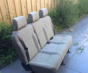 VW van - 3 bench seat assembly