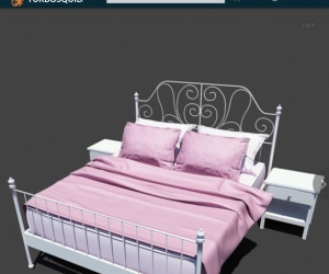 Queen Bed - No mattress