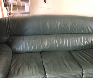 Leather couches
