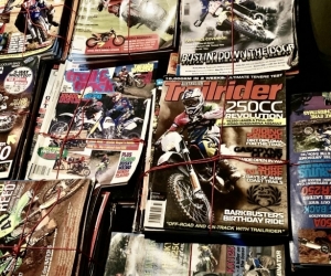 Motorcycle magazines 85%dirt 15%road oriented.