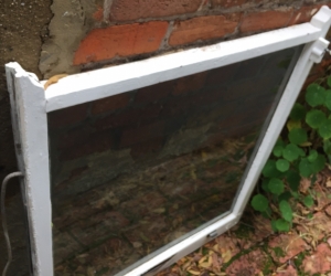 Window frame and glass
