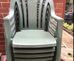 Plastic chairs
