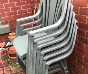 Plastic chairs
