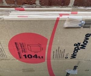Used moving boxes