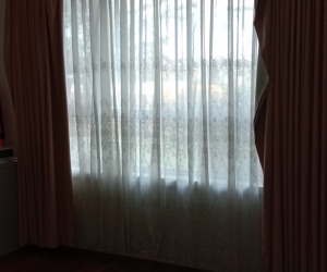Curtains, 2 sets, block out, pale pink