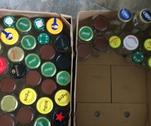 Glass jars with lids (50)